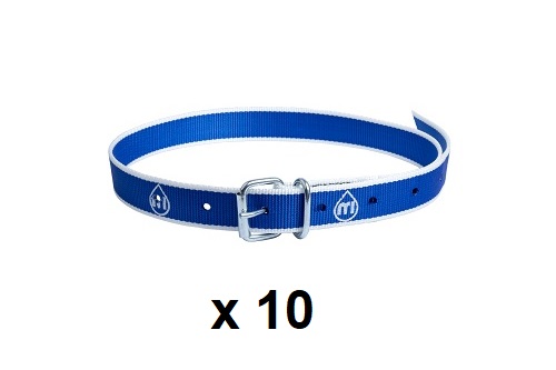 Mungitura - Impianto di mungitura - Mungitrice - 5550502 - Set Collar W/Metal Roll Buckle MI (10X) - Herd Management & Diagnostica - Cavi