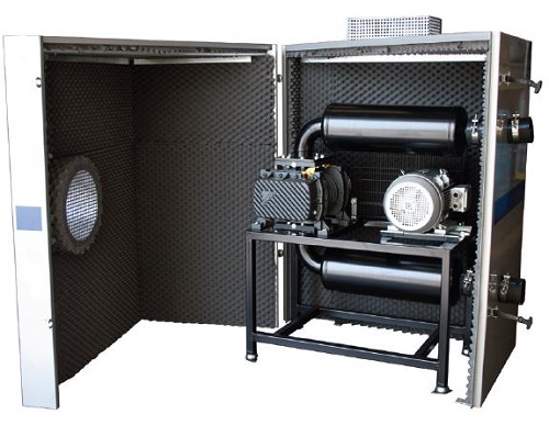 Mungitura - Impianto di mungitura - Mungitrice - 9002911 - GPV 5000 BLW - 2 SILENZ. + CAB. FONOASS. (11kW) PULEG.212 - Controllo del vuoto - Pompe Vuoto a Lobi