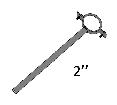 Mungitura - Impianto di mungitura - Mungitrice - 9010072 -Fixation Tube for filter 2